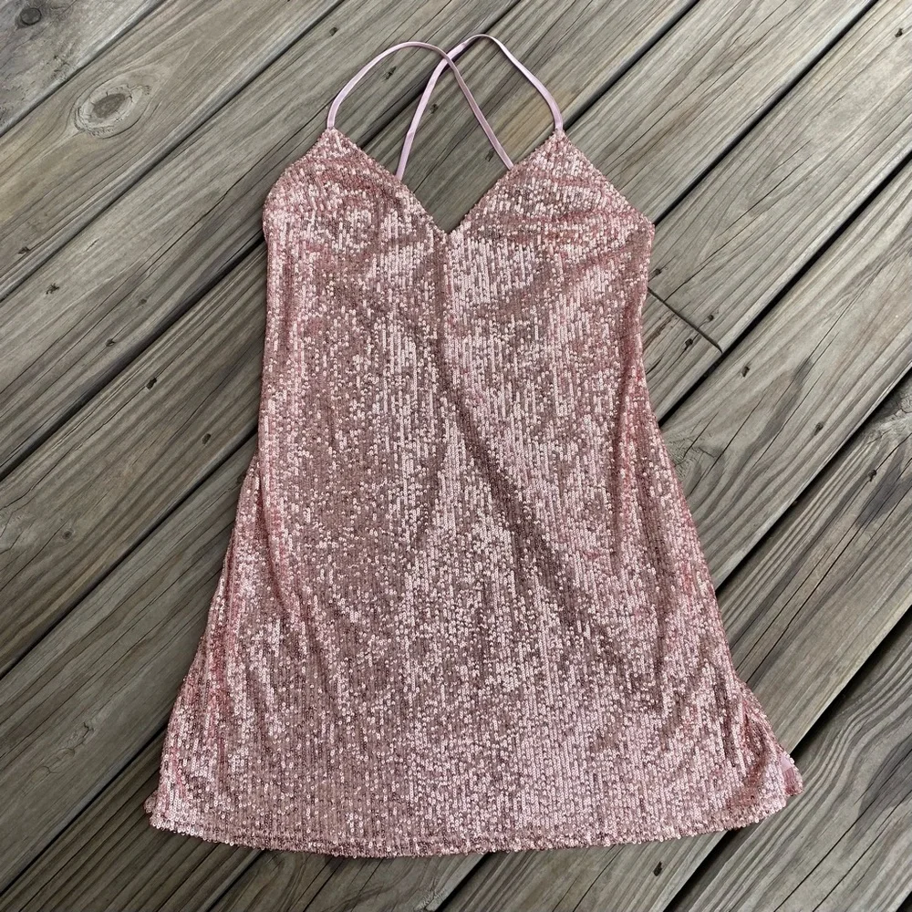 Victoria's Secret Pink Sequin Dress - Picture 9 of 11